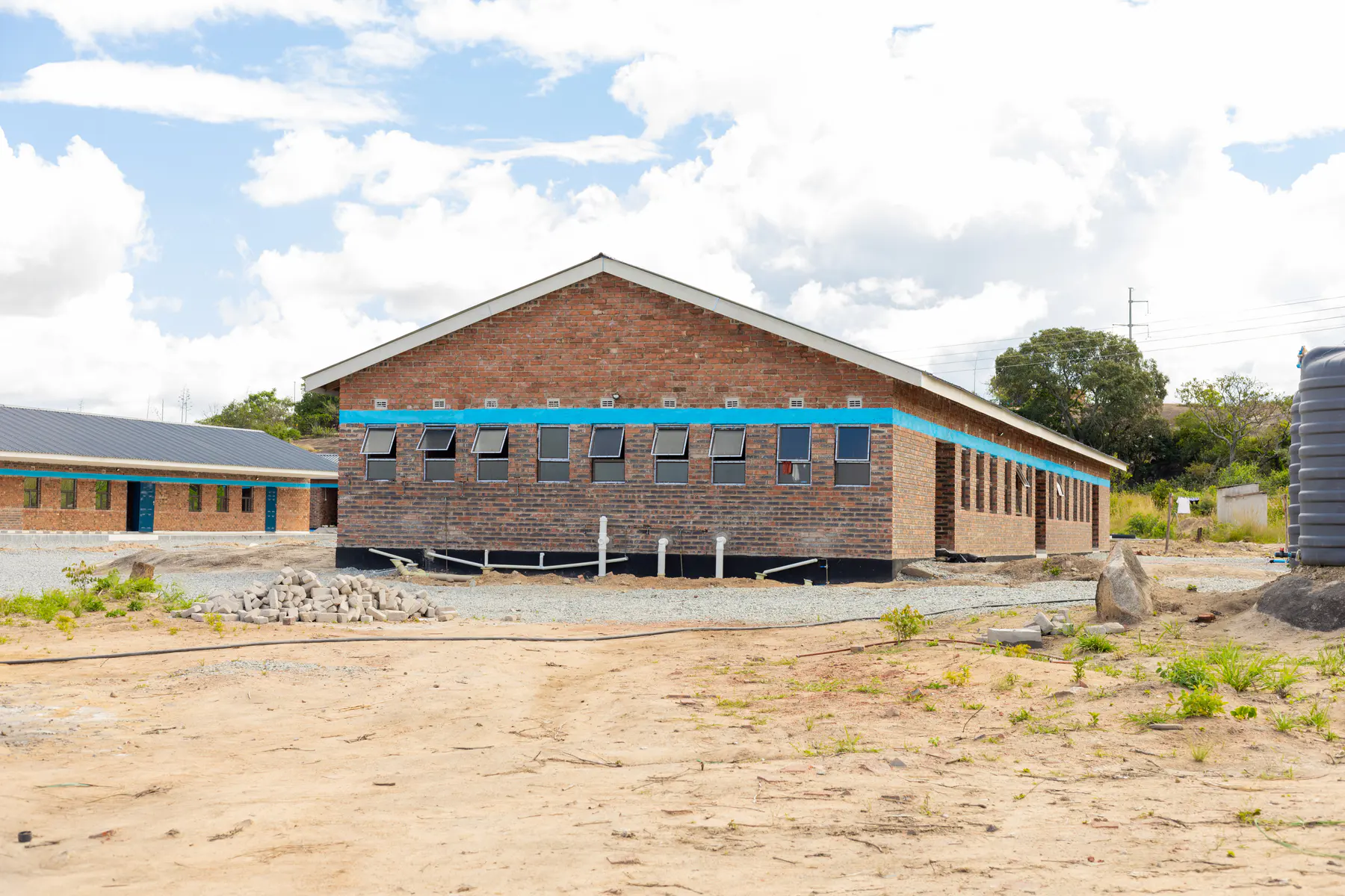 Campus spaces and daily movement 104 at Adullam Academy