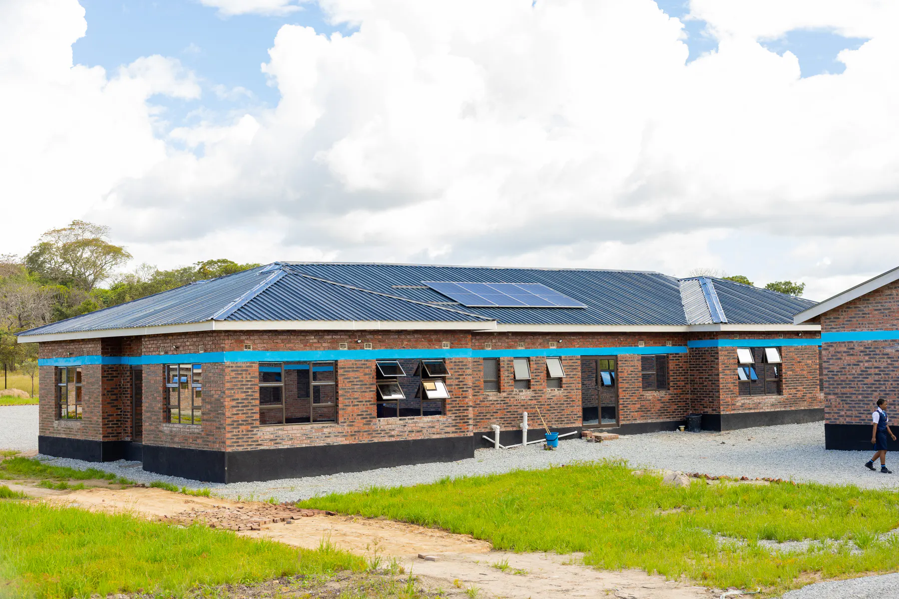 Exterior classroom block